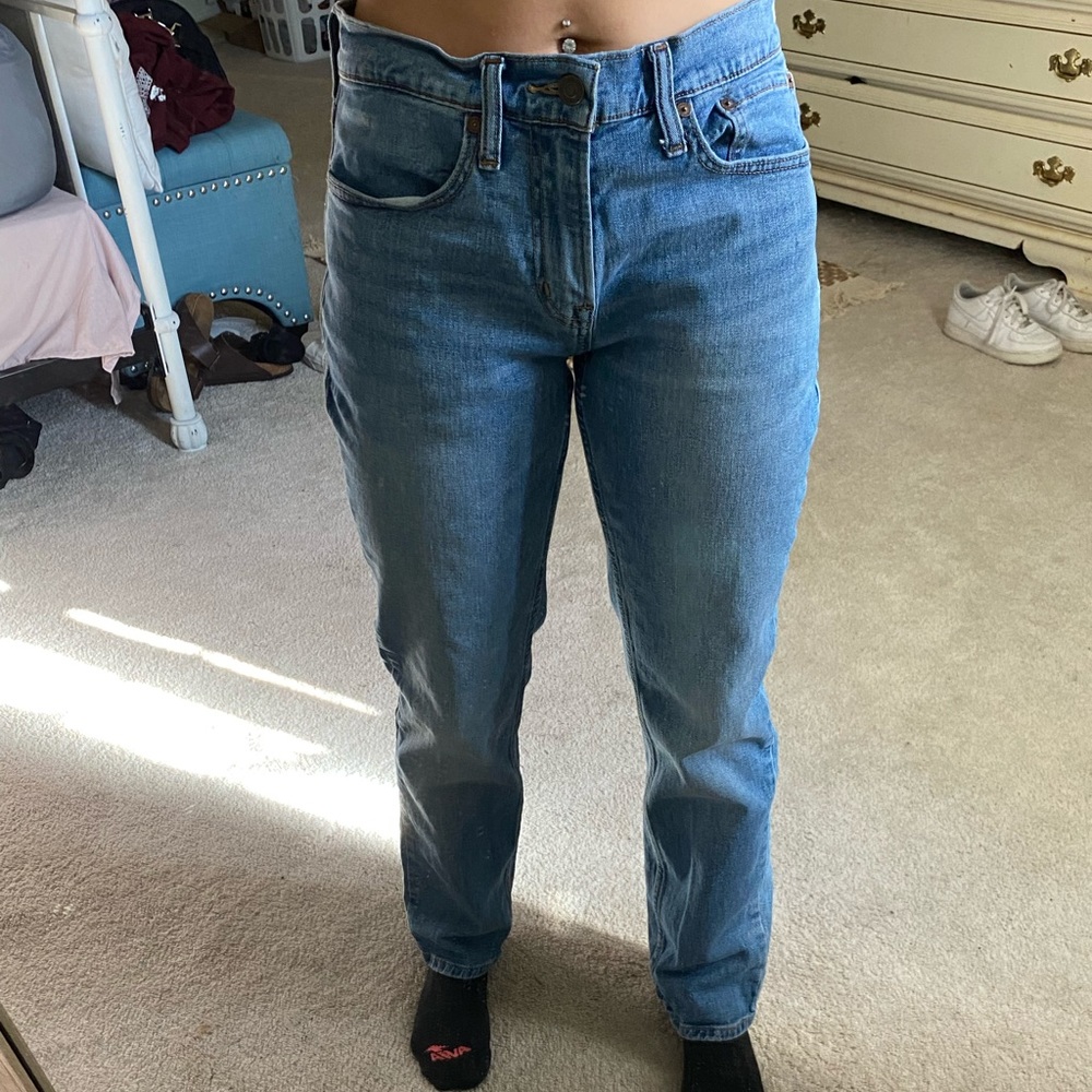 straight cut jeans